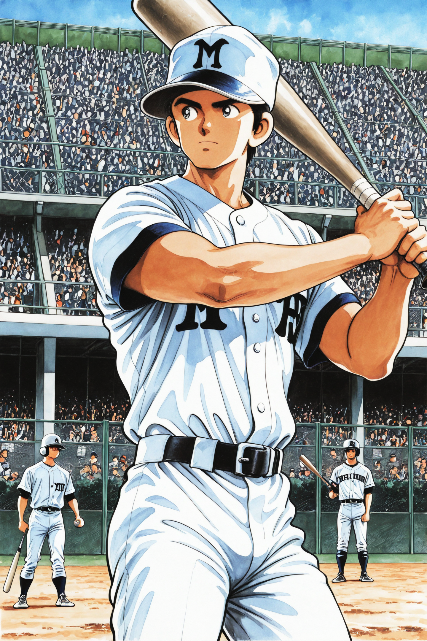 42248-2359173545-1boy, baseball bat, baseball uniform, male focus, sportswear, helmet, holding baseball bat, white pants, holding, hat, pants, so.png